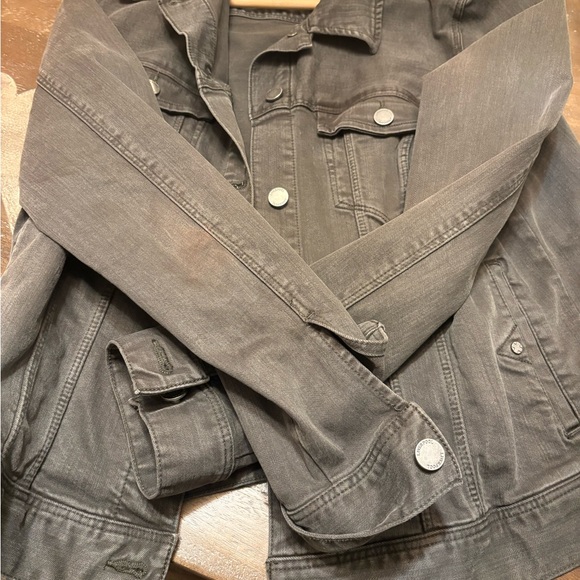 Classic Jean Jacket in an updated olive hue - Picture 2 of 4